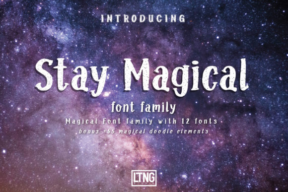 Stay Magical Display Font By LTNG