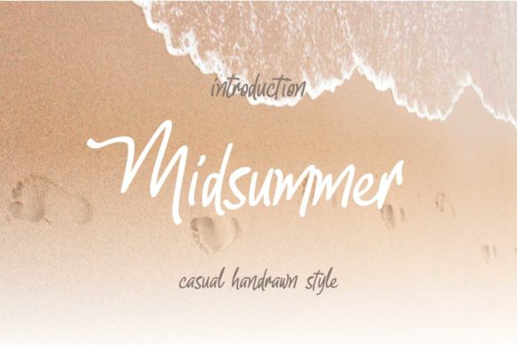 Midsummer Script & Handwritten Font By Nico Muslib