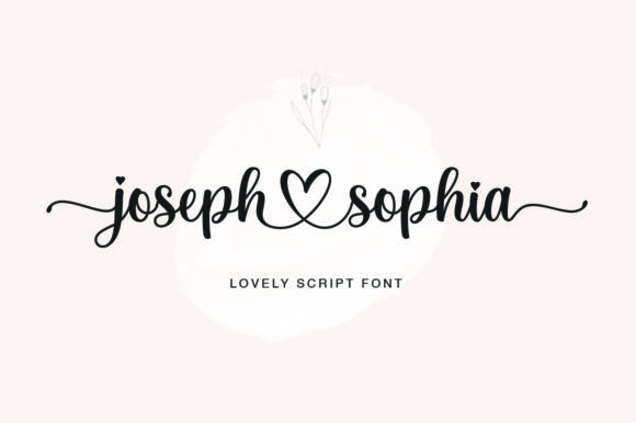 Joseph Sophia Script & Handwritten Font By fargunstudio