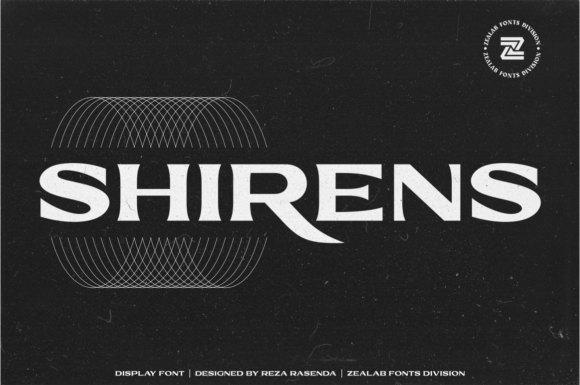 Shirens Display Font By zealab fonts division