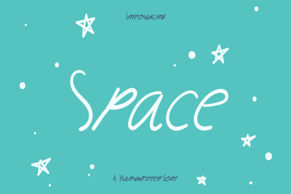 Space Script Fonts Font Door Wanida Toffy