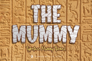 The Mummy Display Fonts Font Door DUMADI 1