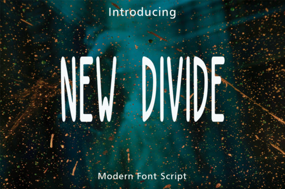 New Divide Sans Serif Font By rangkaiaksara