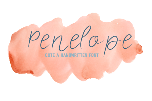 Penelope Script & Handwritten Font By CSDesign