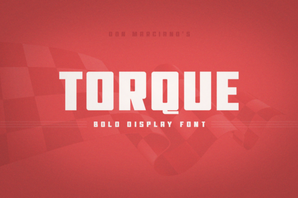 Torque Display Font By DonMarciano