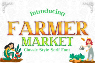 Farmer Market Fontes Serif Fonte Por numnim 1