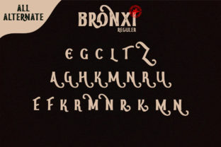 Bronxi Display Font By Fallengraphic 9