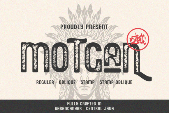 Motgan Display Font By Fallengraphic