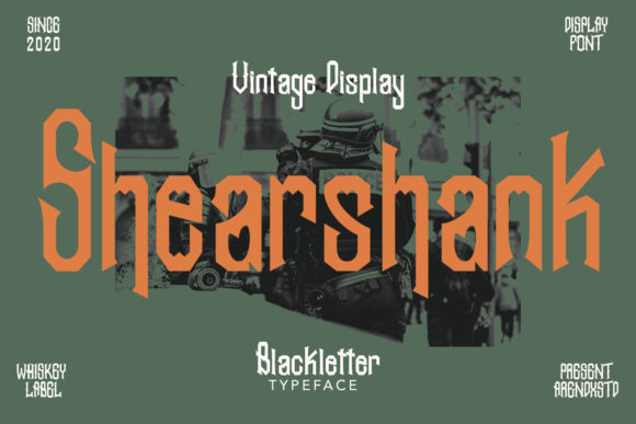 Shearshank Blackletter Font By Arendxstudio