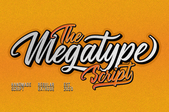 The Megatype Script Script & Handwritten Font By Megatype