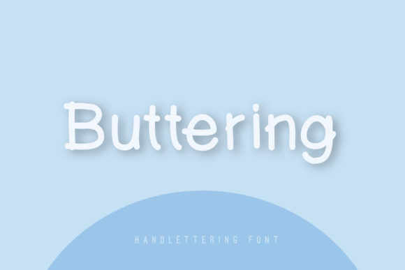 Buttering Script & Handwritten Font By Brown Cupple Design