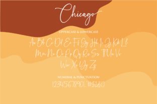 Chicago Skript-Schriftarten Schriftart Von Fikryal Studio 7