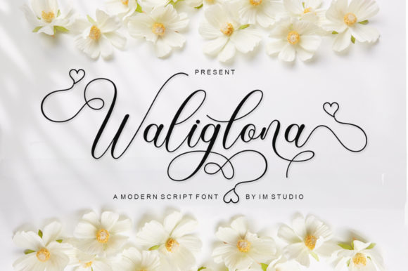 Waliglona Script & Handwritten Font By IM Studio