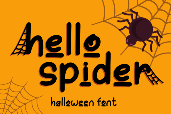 Hello Spider Script & Handwritten Font By attypestudio