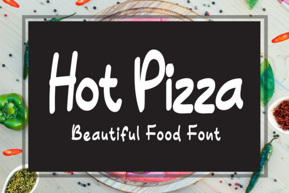 Hot Pizza Script & Handwritten Font By FL Space