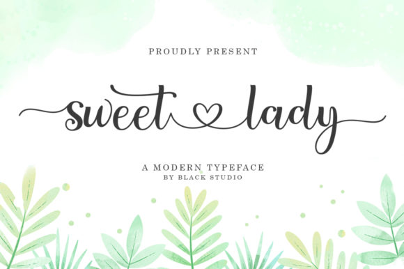 Sweet Lady Script & Handwritten Font By Black Studio