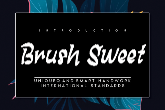 Brush Sweet Script & Handwritten Font By andikastudio