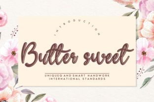 Butter Sweet Script & Handwritten Font By andikastudio 1
