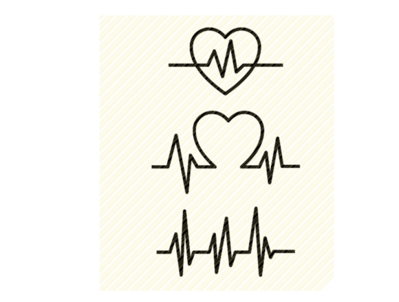 Heart Beat Ekg Graphic Graphic Crafts By SVGPlaceDesign