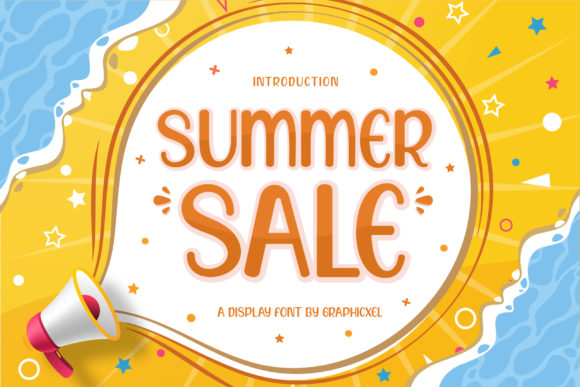Summer Sale Display Font By Graphicxell