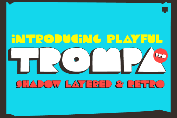 Trompa Display Font By TOMO Fonts
