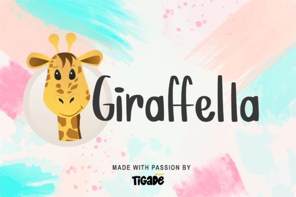 Giraffella Display Font By Tigade std