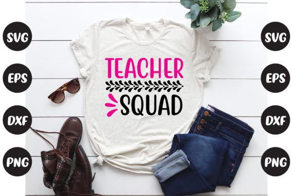 Teacher Squad Graphic Crafts By Design Store Bd.Net
