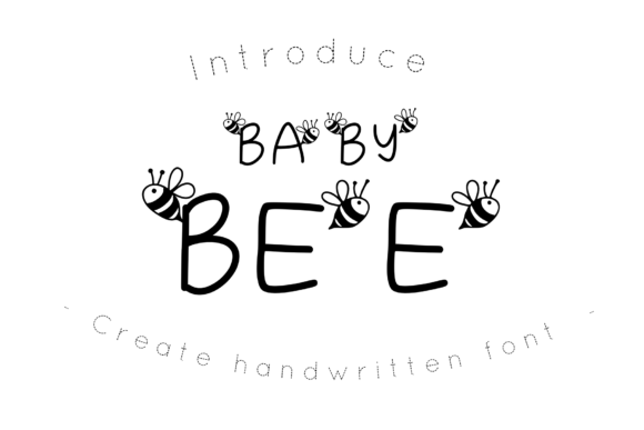 Baby Bee Decorative Font By CSDesign