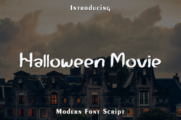 Halloween Movie Script & Handwritten Font By rangkaiaksara