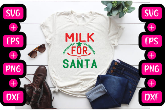 Milk for Santa Graphic Crafts By creative store.net