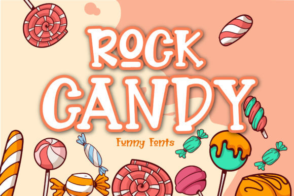 Rock Candy Display Font By jafarnation