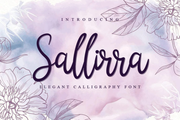 Sallirra Script & Handwritten Font By K_IN Studio