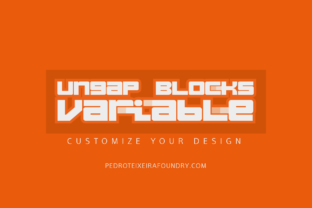 Ungap Blocks Variable Display Font By Pedro Alexandre Teixeira 1
