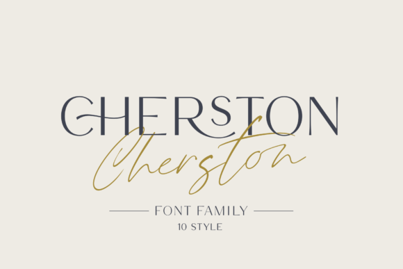 Cherston Display Font By Pasha Larin