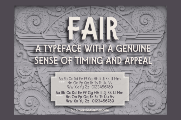Fair Sans Serif Font By OLIVERFONTS