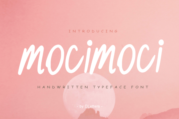 Mocimoci Display Font By DLetters.std
