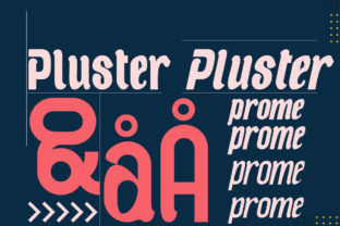 Pluster Display Font By jehansyah251 4