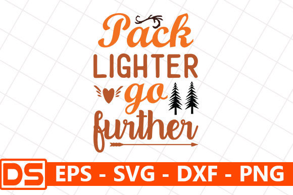 Pack Lighter Go Further Grafika Rękodzieła Przez Design Store