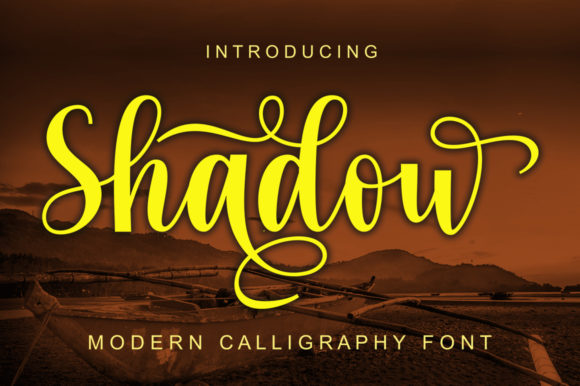 Shadow Script & Handwritten Font By gatype