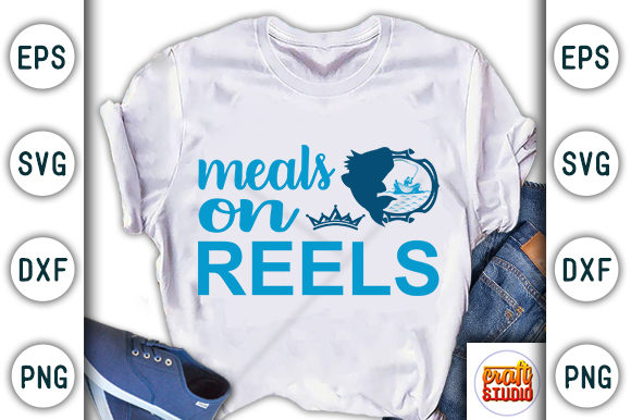 Meals on Reels Graphic T-shirt Designs By CraftStudio