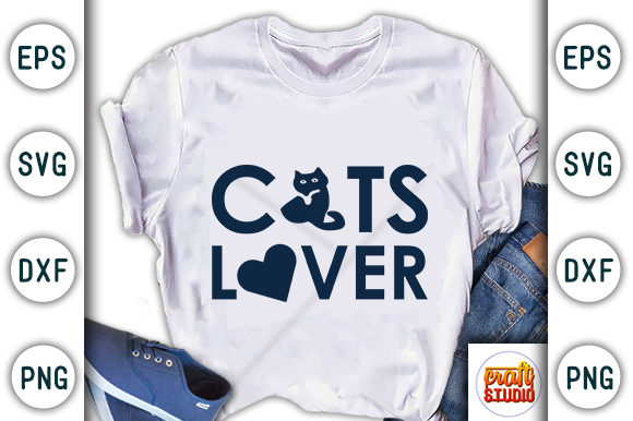 Cat Quote Design, Cats Lover Graphic T-shirt Designs By CraftStudio