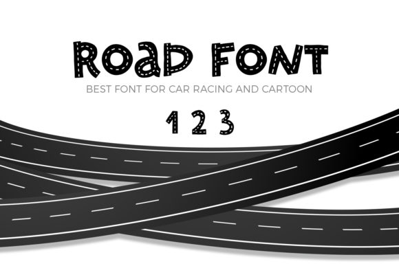 Road Display Font By OWPictures