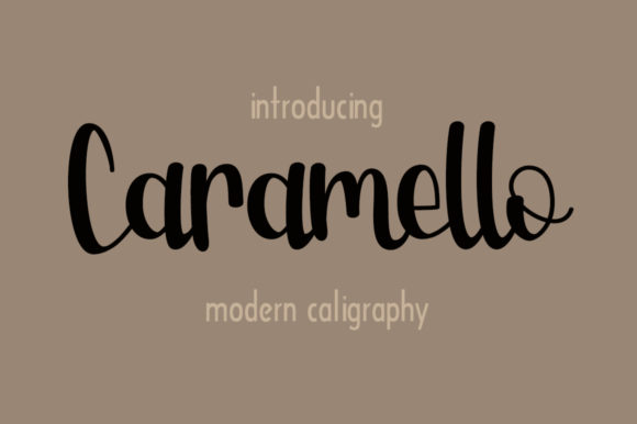 Caramello Script & Handwritten Font By Fillo Graphic