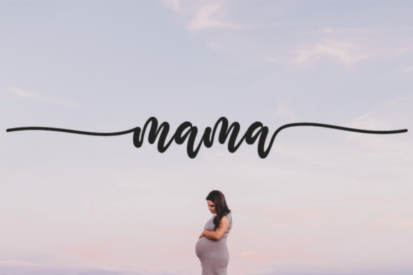 Mama Script & Handwritten Font By NJStudio