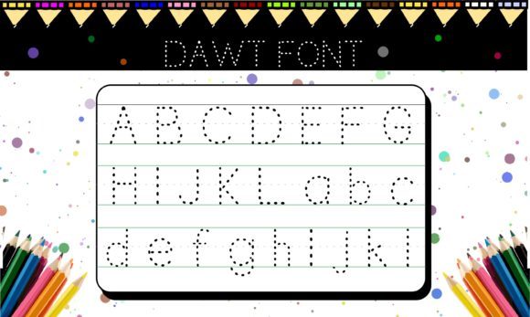 Dawt Decorative Font By ClazicArts