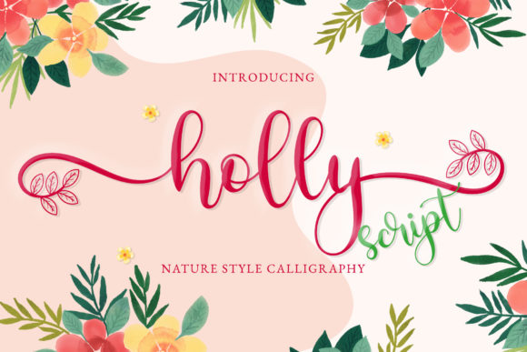 Holly Script Script & Handwritten Font By airotype