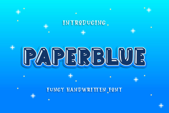 Paperblue Display Font By jafarnation