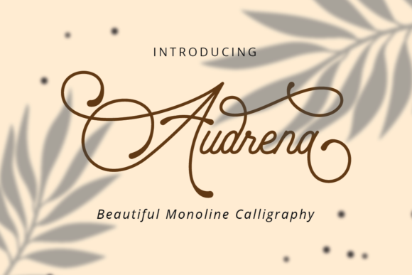 Audrena Script & Handwritten Font By putracetol