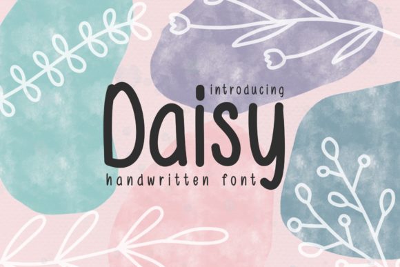 Daisy Script & Handwritten Font By Jyllyco