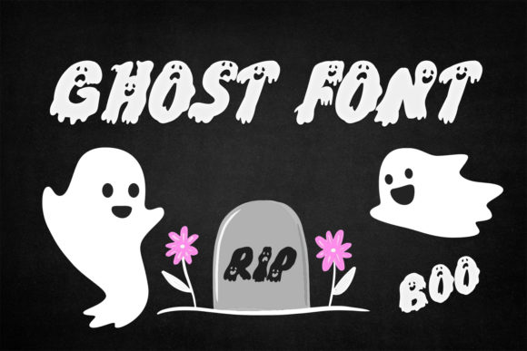 Ghost Display-Schriftarten Schriftart Von OWPictures